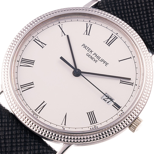 パテックフィリップ カラトラバ 3944G ホワイト 中古 サブカット 1枚目