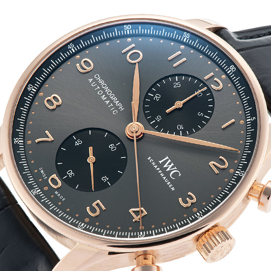 IWC ポルトギーゼ クロノグラフ IW371610 グレー/ブラック 中古 サブカット 1枚目