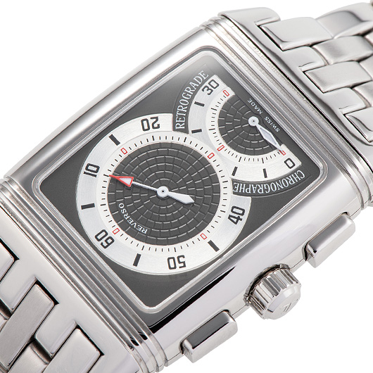 ジャガー・ルクルト レベルソ グランスポール クロノグラフ Q2958102 ブラック 中古 サブカット 3枚目