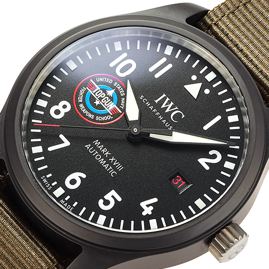 IWC パイロット ウォッチ マーク XVIII トップガン SFTI IW324712 ブラック 中古 サブカット 1枚目