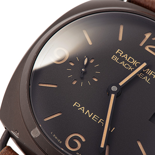 パネライ ラジオミール コンポジット ブラックシール3デイズ PAM00505 ブラウン 中古 サブカット 4枚目