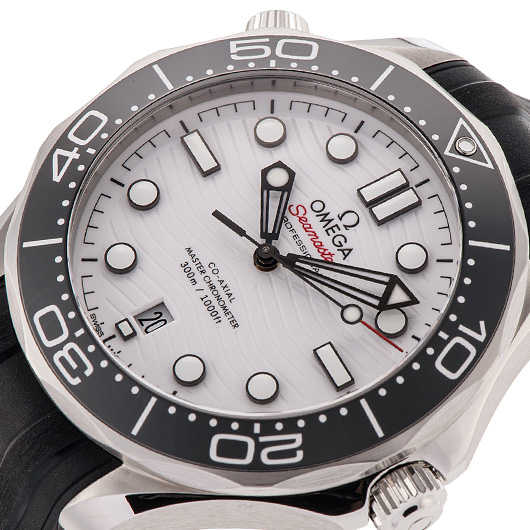 オメガ シーマスター300M コーアクシャル マスタークロノメーター 210.32.42.20.04.001 ホワイト 中古 サブカット 1枚目