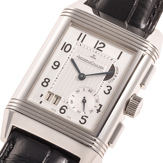 ジャガー・ルクルト レベルソ グランド GMT Q3028420 シルバー/ブラック 中古 サブカット 1枚目