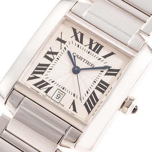 カルティエ タンクフランセーズ LM W50011S3 シルバー 中古 サブカット 1枚目