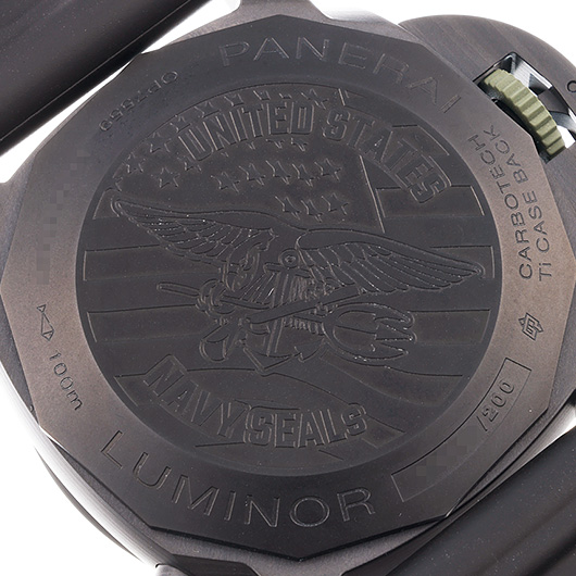 パネライ ルミノール クロノ カーボテック ネイビーシールズ PAM01419 ブラック 新品未使用 サブカット 3枚目