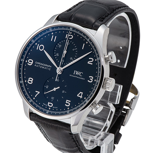 IWC ポルトギーゼ クロノグラフ IW371609 ブラック 新品 サブカット 1枚目