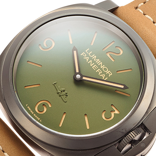 パネライ ルミノール マレーシア スペシャルエディション PAM01957 グリーン 中古 サブカット 1枚目