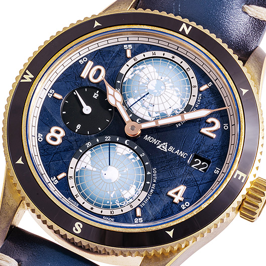 モンブラン 1858 ジオスフェール ゼロ オキシジェン MB129415 ブルー 新品未使用 サブカット 1枚目
