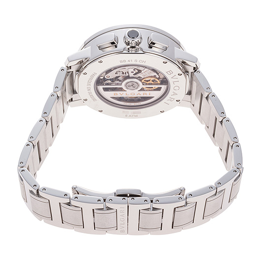 ブルガリ ブルガリブルガリ クロノグラフ BB41BSSDCH ブラック 中古 サブカット 2枚目