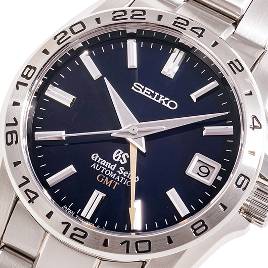 セイコー グランドセイコー メカニカル GMT 10周年記念 SBGM029 ブルー 中古 サブカット 1枚目
