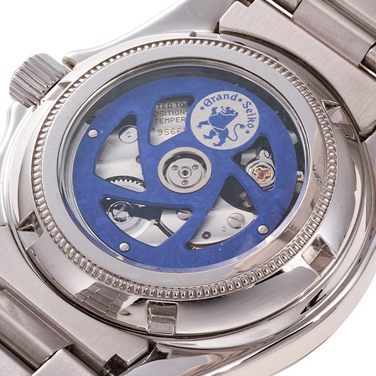 セイコー グランドセイコー メカニカル GMT 10周年記念 SBGM029 ブルー 中古 サブカット 3枚目
