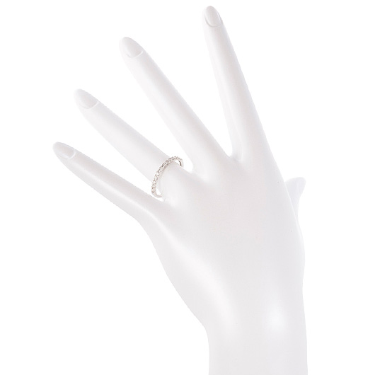 ノーブランド ダイヤモンド エタニティ リング 13100085 プラチナ 新品 サブカット 1枚目