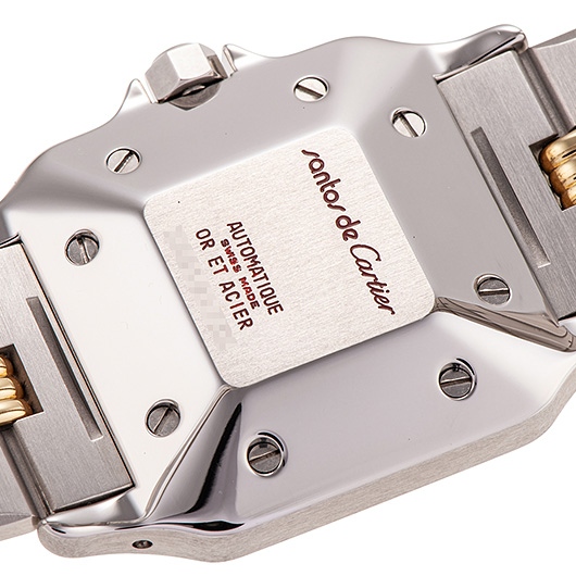 カルティエ サントスカレLM 81036232 ホワイト 中古 サブカット 3枚目