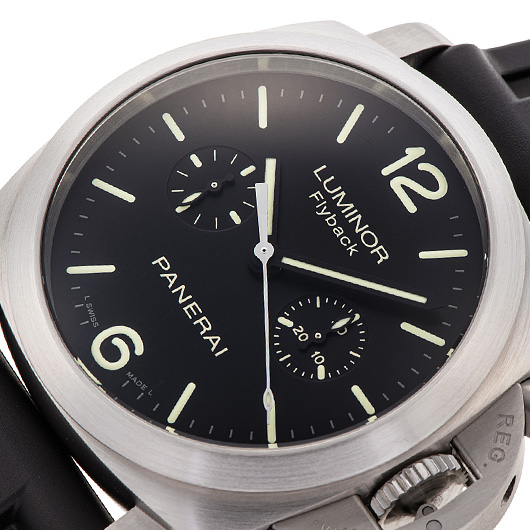 パネライ ルミノール 1950 フライバック PAM00361 ブラック 新品未使用 サブカット 1枚目