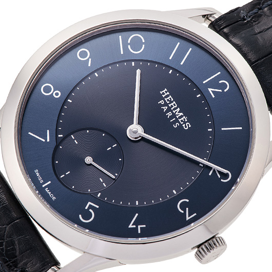エルメス スリム ドゥ エルメス 043204WW00 ブルー 中古 サブカット 1枚目