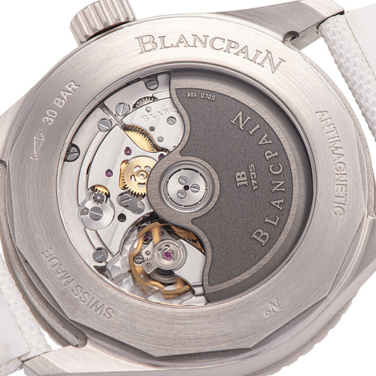 ブランパン フィフティ ファゾムス バチスカーフ 5100-1127-W52A ホワイト 中古 サブカット 3枚目