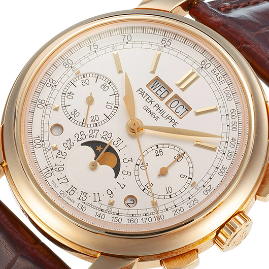 パテックフィリップ パーペチュアルカレンダー クロノグラフ 5270J-001 シルバー 中古 サブカット 1枚目