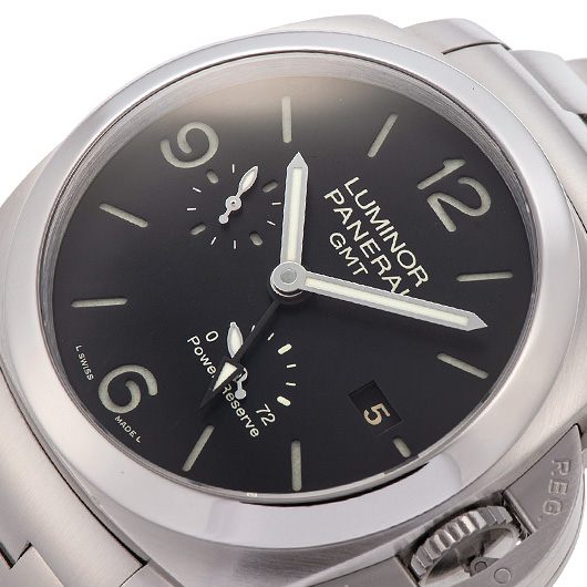 パネライ ルミノール1950 3デイズ GMT PAM00347 ブラック 中古 サブカット 1枚目
