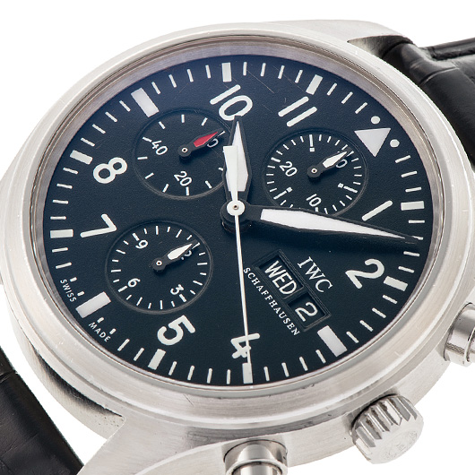 IWC パイロットウォッチ クロノグラフ IW371701 ブラック 中古 サブカット 1枚目