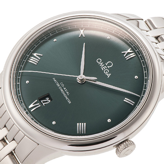 オメガ デ・ヴィル プレステージ 434.10.40.20.10.001 ダークブルーグリーン 新品 サブカット 1枚目