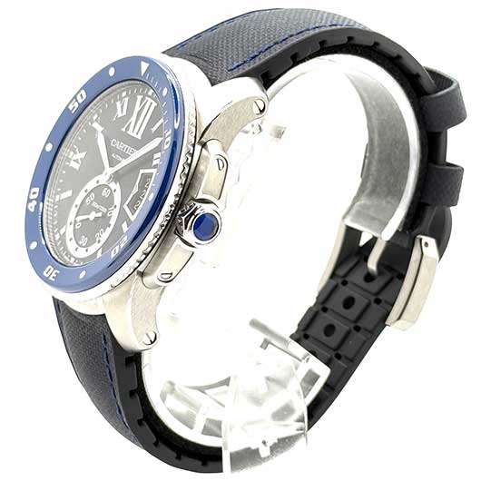 カルティエ カリブル ドゥ カルティエ ダイバー WSCA0010 ブルー 中古 サブカット 1枚目