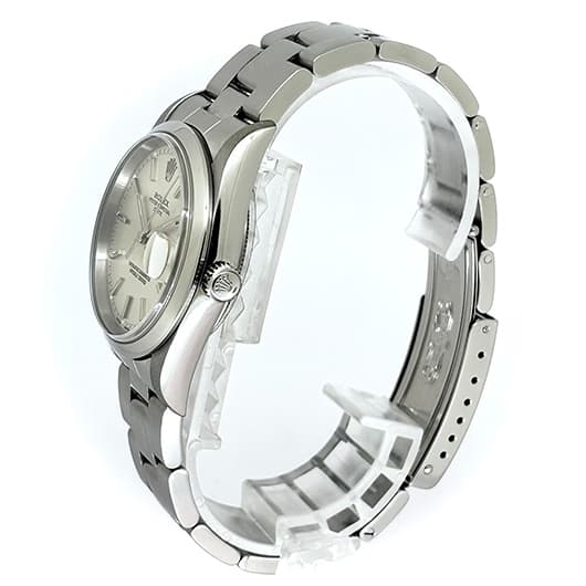 ロレックス オイスター パーペチュアル デイト 115200 シルバー 中古 サブカット 1枚目