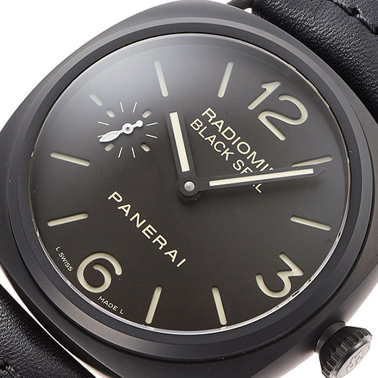 パネライ ラジオミール ブラックシール セラミック PAM00292 ブラック 中古 サブカット 1枚目