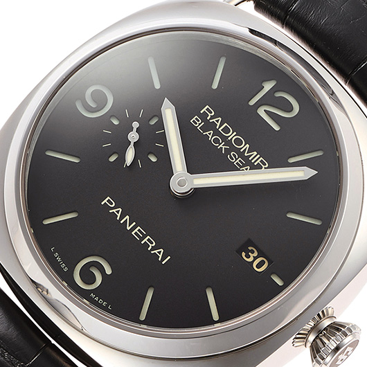パネライ ラジオミール ブラックシール 3デイズ PAM00388 ブラック 中古 サブカット 1枚目