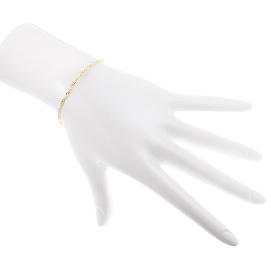 ノーブランド 18K ゴールド ブレスレット 4050480 イエローゴールド 新品 サブカット 1枚目