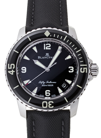 ブランパン BLANCPAIN フィフティファゾムス 5015-1130-52A ブラック ss メンズ 腕時計