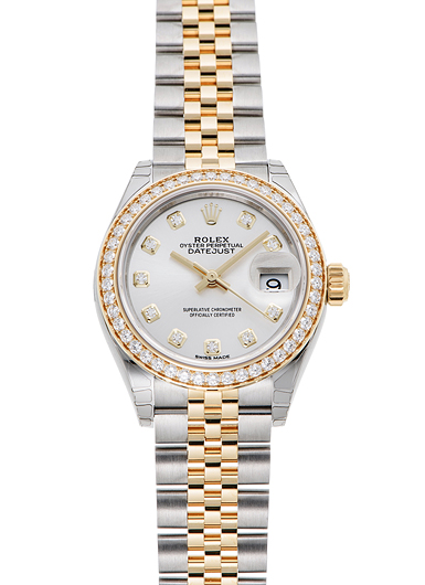 ロレックス デイトジャスト28 279383RBR シルバー 新品