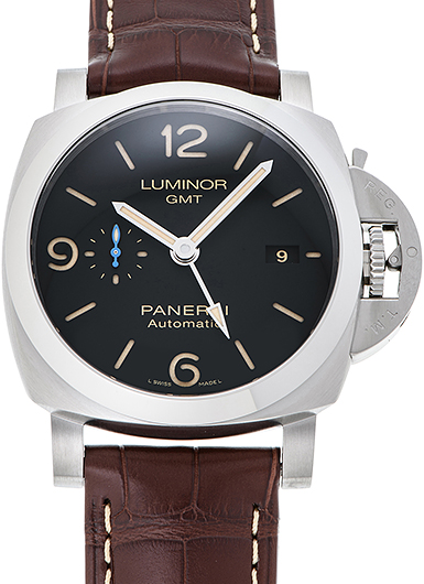 パネライ ルミノール1950 3デイズ GMT アッチャイオ PAM01320 ブラック 新品