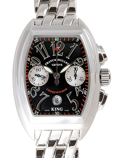フランク・ミュラー コンキスタドール クロノグラフ 8002CCKING ブラック 中古