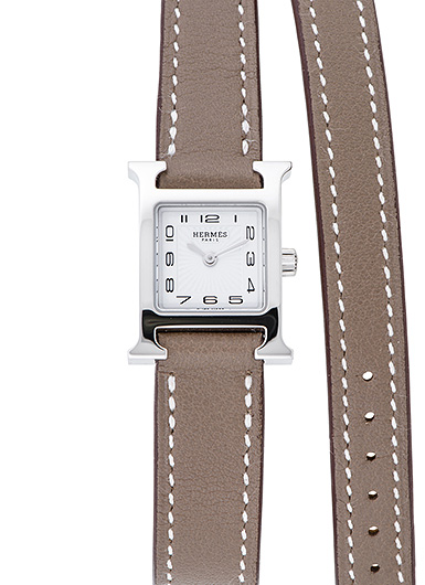 エルメス Hウォッチ ミニ HH1.110.131/WW181 ホワイト 新品