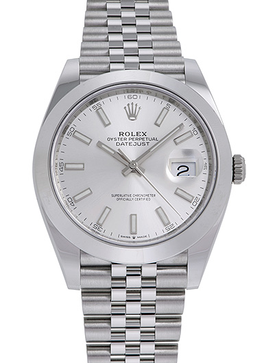 ロレックス デイトジャスト41 126300 シルバー 未使用品