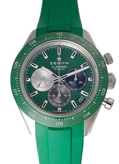 ゼニス クロノマスター スポーツ グリーン 03.3119.3600/56.R952 グリーン(マルチカラー) 新品
