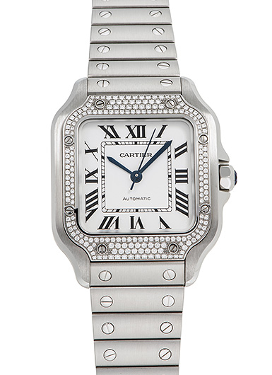 カルティエ サントス ドゥ カルティエ MM W4SA0005 シルバー 新品