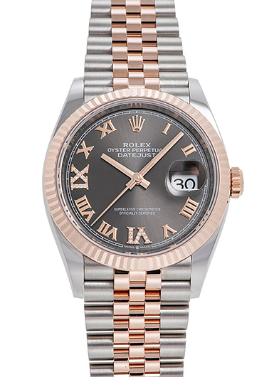 ロレックス デイトジャスト36 126231 グレー 新品