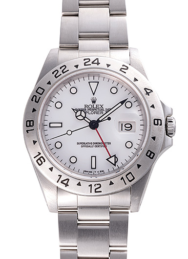 ロレックス エクスプローラーⅡ 16570 ホワイト 中古