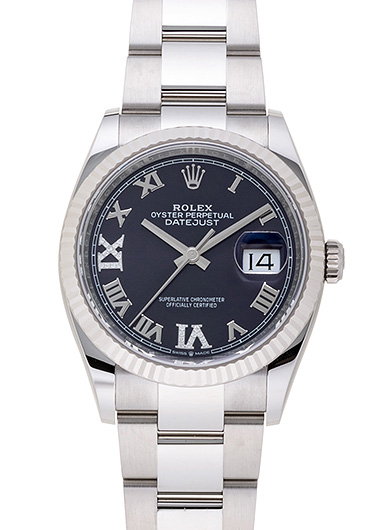 ロレックス デイトジャスト 126234G パープル（オーベルジーヌ） 新品