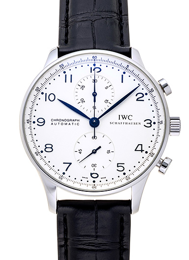 IWC ポルトギーゼ クロノグラフ IW371417 シルバー 中古