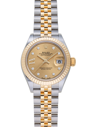 ロレックス デイトジャスト 28 279173G シャンパン 未使用品