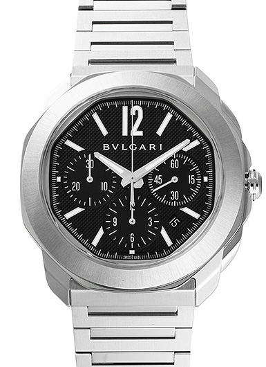 ブルガリ オクト ローマ クロノグラフ 103471 ブラック 中古