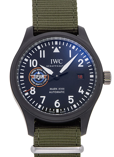 IWC パイロット ウォッチ マーク XVIII トップガン SFTI IW324712 ブラック 中古