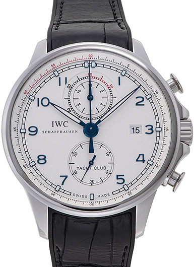 IWC ポルトギーゼ ヨットクラブ クロノグラフ オーシャンレーサー IW390216 シルバー 中古