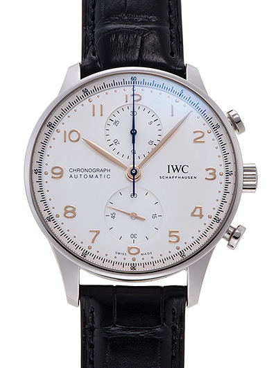 IWC ポルトギーゼ クロノグラフ IW371604 シルバー 中古