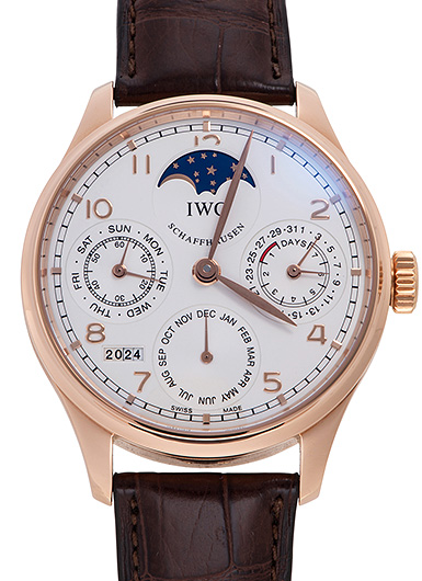 IWC ポルトギーゼ パーペチュアル カレンダー IW502302 ホワイト 中古