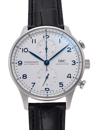 IWC ポルトギーゼ クロノグラフ IW371605 シルバー 中古