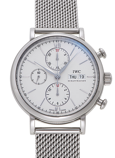 IWC ポートフィノ クロノグラフ IW391009 シルバー 中古