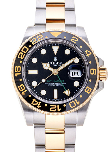 ロレックス GMTマスターⅡ 116713LN ブラック 中古